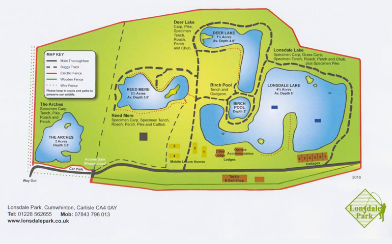 map of Lonsdale park